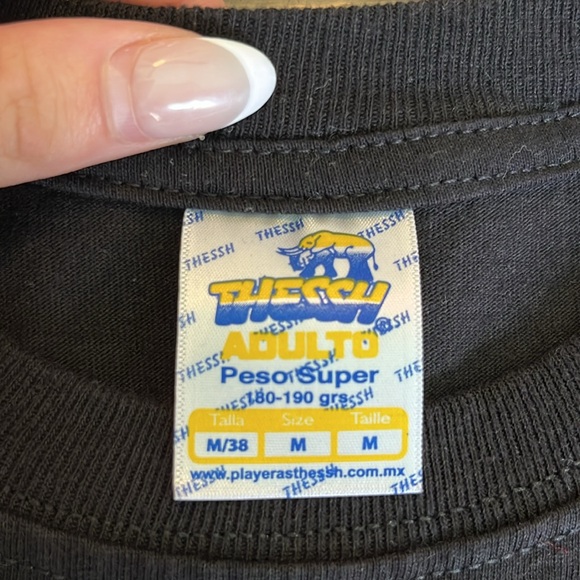 Black jaguar glitter Aztec jungle graphic tee M| trippy psychedelic rave casual - Picture 7 of 8